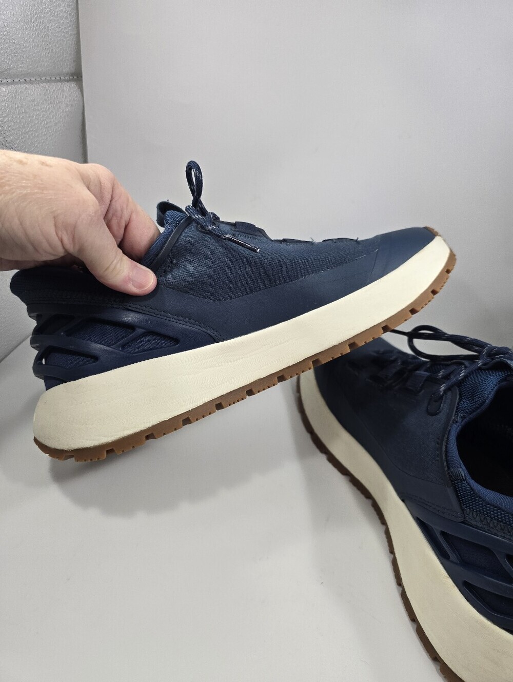 Kiziks Gently Worn Blue Lace Up Walking Comfort Sneakers/shoes Mens 6.5 Ladies 8 - Picture 13 of 16